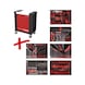 KS TOOLS Performanceplus workshop trolley set P10 with 399 tools for 6 drawers - PERFORMANCEplus workshop trolley - 1
