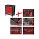 Performanceplus workshop trolley set P15 with 262 tools for 5 drawers - PERFORMANCEplus workshop trolley - 1