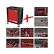 Performanceplus workshop trolley set P15 with 536 tools for 8 drawers - PERFORMANCEplus workshop trolley - 1