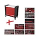Performanceplus workshop trolley set P25 with 660 tools for 8 drawers - PERFORMANCEplus workshop trolley - 1