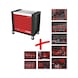 Performanceplus workshop trolley set P30 with 706 tools for 7 drawers - PERFORMANCEplus workshop trolley - 1