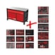 Performanceplus workshop trolley set P45 with 950 tools for 13 drawers - PERFORMANCEplus workshop trolley - 1
