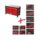 Performanceplus workshop trolley set P45 with 706 tools for 7 drawers - PERFORMANCEplus workshop trolley - 1