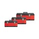 Plastic and sheet steel tool box set, 3 pieces - Tool boxes - 1