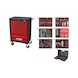 KS TOOLS ECOline BLACK/RED workshop trolley with 7 drawers and 598 premium tools - ECOline workshop trolley - 1