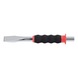 Flat chisel with hand guard, octagonal, 20 mm - Flat chisel with hand guard handle, octagonal - 1