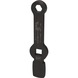 3/4 inch impact hex key with 2 impact surfaces, 24 mm - Impact ring spanner - 1