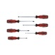 ERGOTORQUEmax impact cap screwdriver set, 6-piece slotted, PZ - ERGOTORQUEmax Impact Cap Screwdriver Set - 1