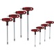 T-handle TX angle pin wrench set, 8-piece, bore - T-handle TX angle pin wrench, bore - 1