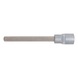 1/2 inch hex socket bit socket, 10 mm, 140 mm - 1/2 inch bit socket, hexagon socket - 1