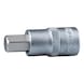 3/4 inch hex socket bit socket, short, 19 mm - 3/4 inch hex socket bit - 1