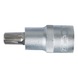 1/4 inch bit socket for RIBE screws, M6, length 37 mm - 1/4 inch bit socket for RIBE screws - 1