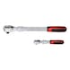 1/4 inch, 1/2 inch telescopic reversible ratchet set, 2 pieces - KS TOOLS Ratchet (stepped spanner) - 1