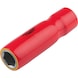 3/8 inch socket with protective insulation, long, 13 mm - 3/8 inch socket with protective insulation - 1
