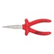 1000V long-nose flat-nose pliers, 160 mm 117.1299 - Flat round pliers - 1