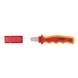 KS TOOLS Stripping knife with protective insulation, 185 mm - Electrician's knife - 1