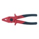 KS TOOLS Plastic combination pliers with protective insulation, 185 mm - Combination pliers - 1