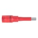 3/8 inch insulated bit socket multi-tooth, M10, insulated - 3/8 inch insulated bit socket, multi-tooth - 1