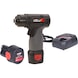 Cordless sander, 3,200 rpm, 10.8 V, with 2 batteries and 1 charger - Cordless grinder - 1