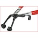 Hose clamp pliers, angled, 220 mm - Hose clamp pliers - 3