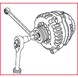 Alternator combination wrench set, 2-piece - Other alternator wrenches - 2