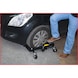 Hydraulic manoeuvring aid, plastic support rollers, 305 mm - Shunting jack (hydraulic) - 3