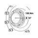 KS TOOLS Achsmuttern-Schl&uuml;ssel f&uuml;r SAF, 140mm - Achsmuttern-Schl&uuml;ssel - 3