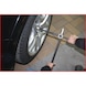Wheel cross wrench with sliding joint for cars, 1/2 inch x17x19x21mm - Wheel nut wrench - 3