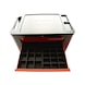 Plastic insert for storage, 18 compartments - Insert for workshop trolley - 2