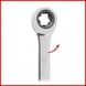 GEARplus TX E double ratchet ring spanner, E6xE8 - GEARplus TX-E double ratchet ring spanner - 3