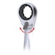 GEARplus ratchet ring spanner, reversible, 6 mm - GEARplus reversible ratchet ring spanner - 3