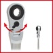 4 in 1 GEARplus umschaltbar Gelenk-Doppel-Ringschl&uuml;ssel, 10x13-17x19mm - 4 in 1 GEARplus umschaltbar Doppel-Ratschenringschl&uuml;ssel - 3