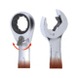 DUO GEAR ring spanner set, open-end ratchet function, 5-piece, reversible - Combination spanner set - 3