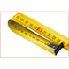 Tape measure with lock, black-grey, 3 m - Tape measure - 2