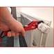 KS TOOLS One-handed ratchet pipe wrench with adjustable head - Pipe wrench - 2