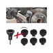 Stud bolt wheel hub grinder set, D: 40 mm, 7 pieces - Wheel hub grinder - 2