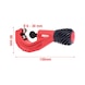 Telescopic pipe cutter, 6-38 mm, 156 mm - Pipe cutter - 3