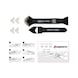 KS TOOLS FUGENFIX silicone scraper and squeegee set, 7 pieces - Puller - 2