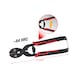 Mini bolt cutter, self-releasing, 8 inches  119.0005 - Mini bolt cutter - 3