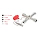 Universal switch cabinet key, 71 mm - Switch cabinet wrench - 3