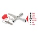 KS TOOLS Universal control cabinet key, 61 mm - Switch cabinet wrench - 3