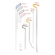 Dent removal tool set, 11 pieces - Hammer, dent removal tool (parts) - 3
