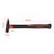 Sledgehammer with fibreglass handle, 100 g - Sledgehammer - 3