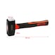 KS TOOLS Mallet with fibreglass handle, 1000 g - Mallet - 3