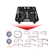 Low-pressure fuel diagnosis kit, 14 pieces - Engine – fuel system and engine adjustment tools - 2
