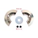 KS TOOLS Half-shell supplement set, 5-piece, for D: 62 mm - Steering system (automotive, unspecified) - 2