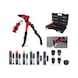 3-in-1 hand riveting pliers set, rotatable, 12 pieces - Hand riveting pliers - 2