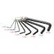 Hexagon socket angle pin wrench set on ring, 8-piece, 2-10 mm - Socket wrench (set) - 3