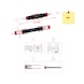 KS TOOLS Kabel-Entriegelungswerkzeug f&uuml;r Flachstecker und Flachsteckh&uuml;lse 2,8-6,3mm - Elektrik-/Elektronikkomponente (KFZ, Sonstige) - 3
