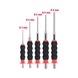 Drive-through driver set, CrMo, 5-piece cylindrical - Drive-through tool - 2